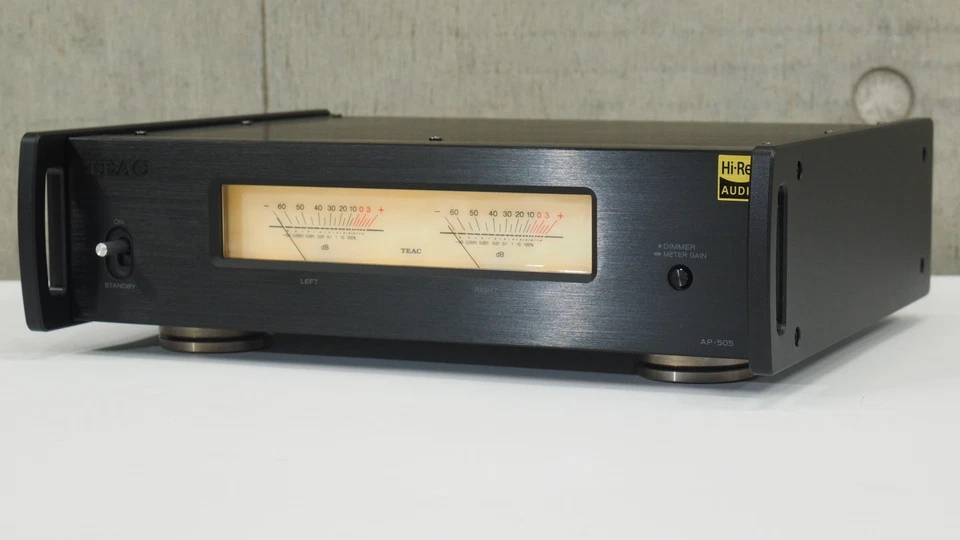 TEAC AP-505 STEREO POWER AMPLIFIER 115W+115W 4Ω Black AC100V 50/60Hz 106W JAPAN - Image 3 of 4