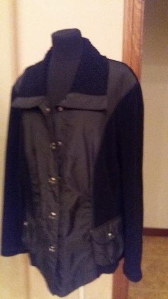 Women Gerry Weber Jacket Black Fleece 48 / 4XL /