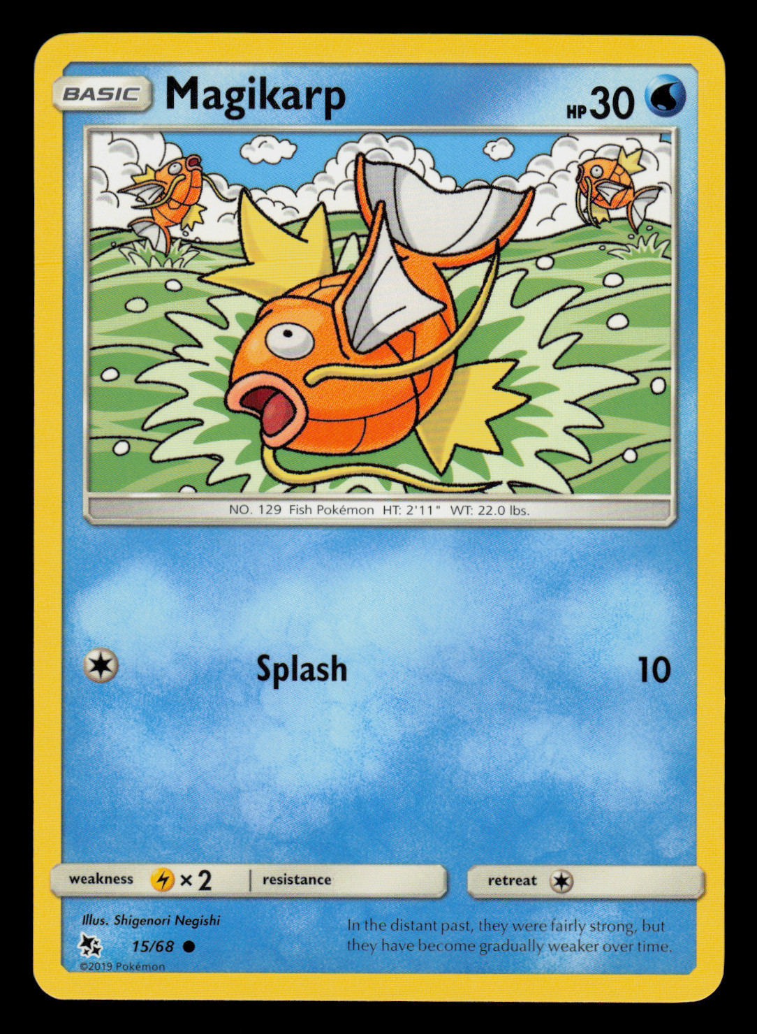 NM - Pokemon Magikarp 15/68 Hidden Fates Common
