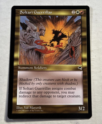 Soltari Guerrillas - LP - Magic the Gathering Tempest TMP #272 1997