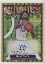 2023-24 Topps Finest Rookie Gold Geometric Refractor 20/50 Leaky Black Auto 19n6