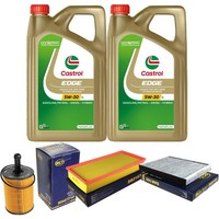 SCT Inspektionspaket 10L Castrol 5W-30 FüR VW Touareg 3.0 V6 TDI 2.5 R5 5.0