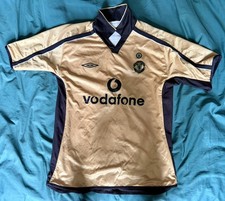 Manchester United 2001-02 centenary away football shirt / jersey. Large mens.