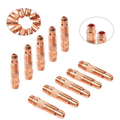 10x 10N28 3,2 mm 1/8'' Spannzangenkörper für WP-17 WP-18 WP-26 WIG-Schweißbrenner