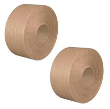T.R.U. WAT-WAE Water Activated Reinforced Kraft Paper Gummed Tape (3 in. x 37...