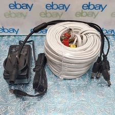 Authentic Cable Power Adaptor & Splitter For Wisenet SDC-89445BF Security Camera