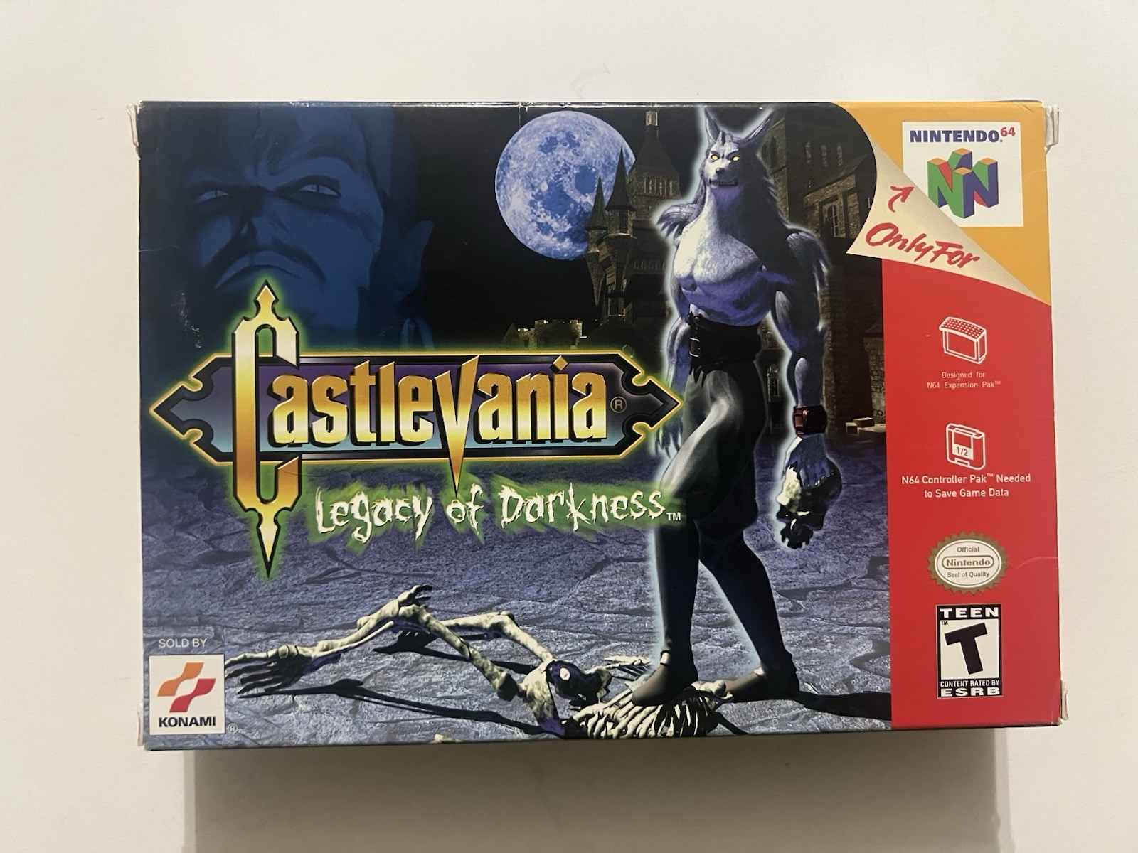 Castlevania Legacy of Darkness N64 Nintendo 64 CIB Manual Box Card Authentic