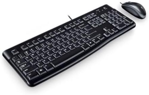 Logitech MK120 Wired Keyboard and Mouse for Windows, QWERTY Hebrew Layout - Blac - Picture 4 of 4