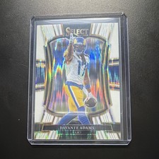 Davante Adams White Shock Prizm 367/799 2025 Panini Select Premier Level 