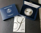2008 W Proof $1 American Silver Eagle Dollar