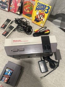 Nintendo NES Action Set Complete CIB Mario Duck Hunt Burai Fighter  & others