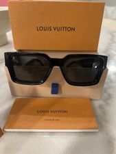 Louis Vuitton Z1414W LV Match Black Sunglasses Full Set Box Receipt Authentic