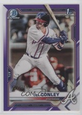 2021 Bowman Draft Chrome Purple Refractor 29/250 Cal Conley #BDC-70 vj8