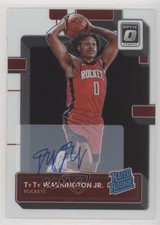 2022 Panini Donruss Optic Rated Rookie Signatures TyTy Washington Jr Auto 0d94