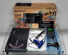 Sony Discman D-1000 Portable CD Player Timer tested working W/box See video