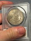 (#103042) Morgan Dollar: 1890 PCGS MS 62  Great toning faint blues  (see video!) — photo 3