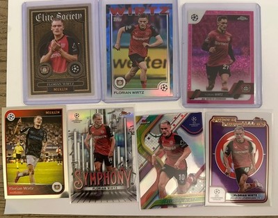 2022-23 Topps Chrome UEFA #27 Florian Wirtz Pink Shimmer Refractor #/250 BONUS
