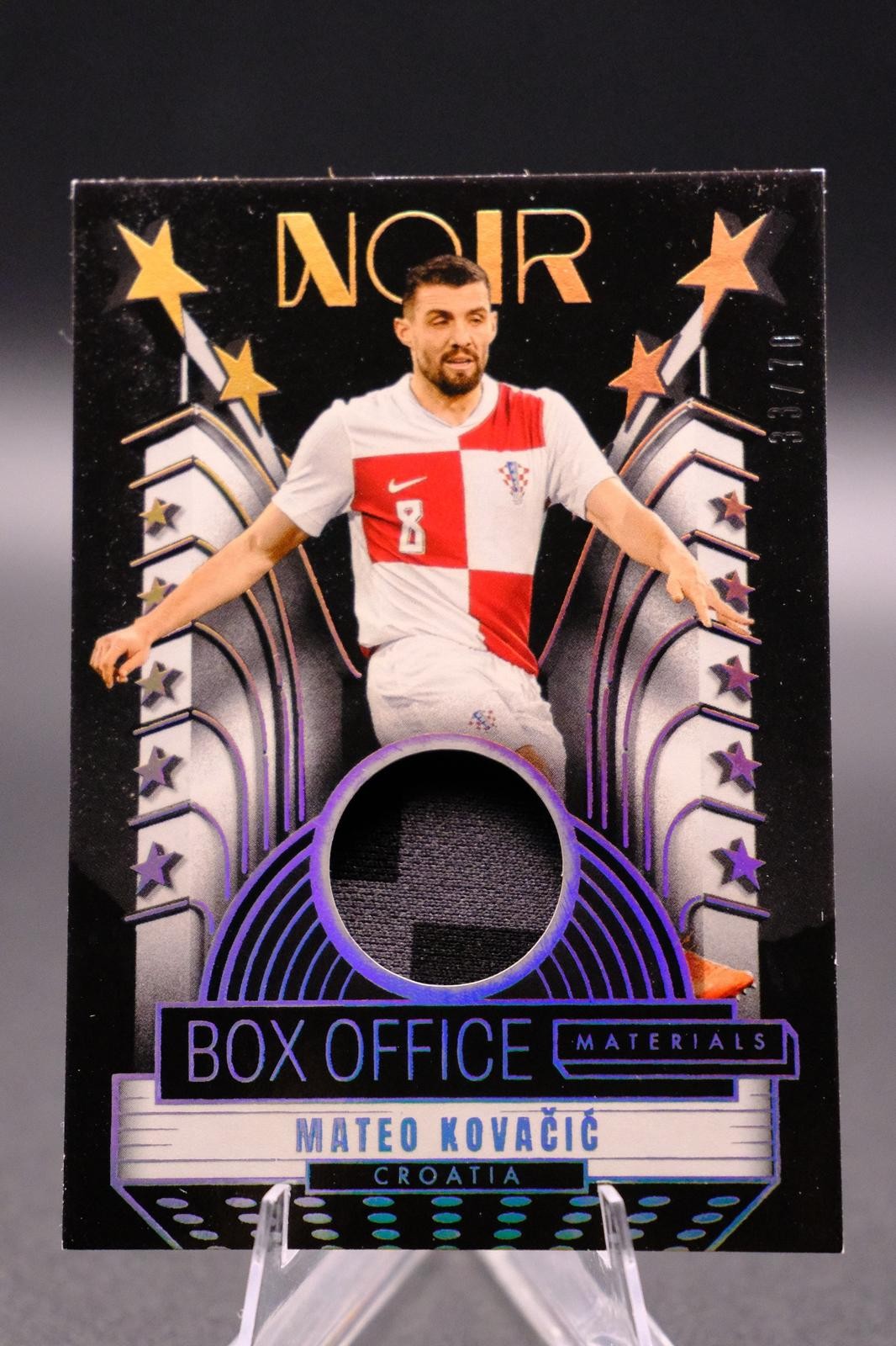 Mateo Kovacic Box Office Materials /70 2025-26 Panini Noir Road to World Cup