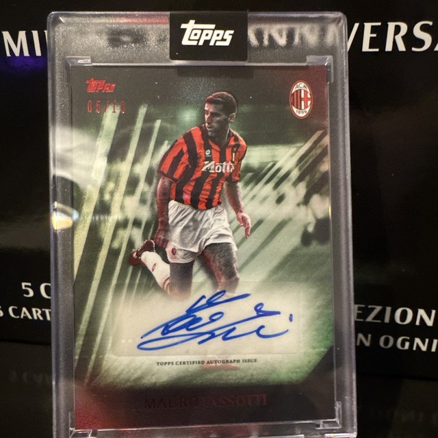 2024 Topps AC Milan 125th Anniversary Mauro Tassotti Auto 5/10 - 🔥