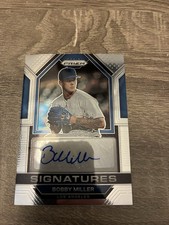 Bobby Miller Panini Prizm Rookie Auto