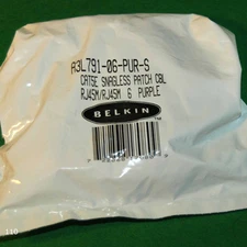 6 FOOT CAT 5E SNAGLESS ETHERNET CABLE PURPLE  (C-2-11-1-FR110SR)