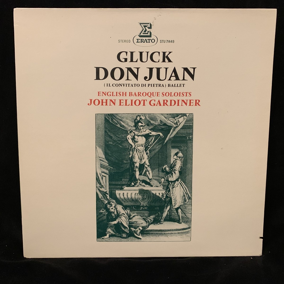 Gluck, English Baroque Soloists, Gardiner – Don Juan (Il Convitato Di Pietra) Ballet, Sealed Erato – STU 71449 Gluck, English Baroque Soloists, Gardiner – Don Juan (Il Convitato Di Pietra) Ballet, Sealed Erato – STU 71449