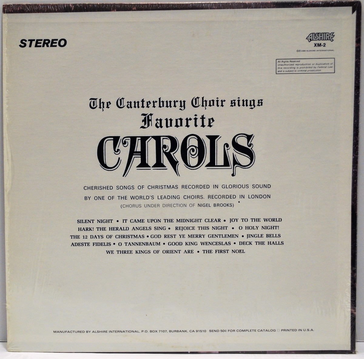 CANTERBURY CHOIR 