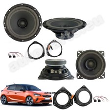 Kit 4 Casse Altoparlanti Doppio Cono Ant+Post per Opel Corsa E dal 2014