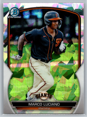 Marco Luciano 2023 Bowman Chrome Atomic Refractor BCP-43 San Francisco Giants