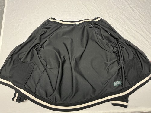 Ralph Lauren Full Zip Tracksuit Jacket Mock Neck Long Sleeve Pockets Black - Picture 15 of 16