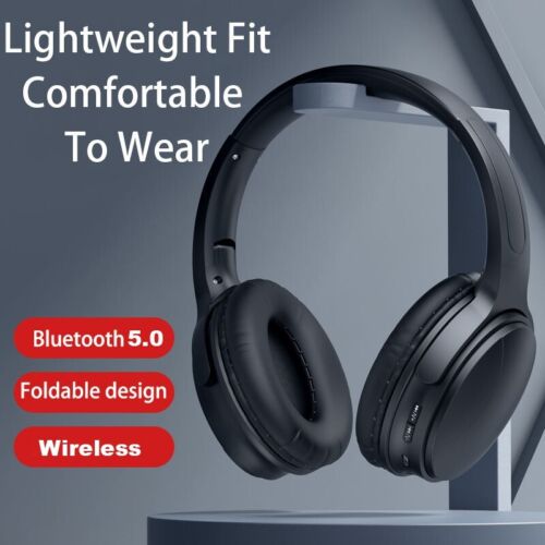 emulsion handikap Illustrer Langsdom HBN30 Wireless Earphone Noise Cancelling Folding Bluetooth Headset  | eBay