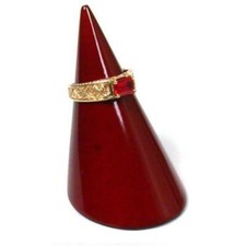 Ring Display Finger Stand Rosewood Wooden Showcase Unit