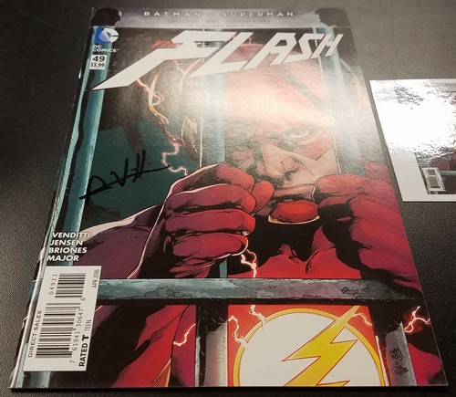 The Flash (2011) #41 42 49 EACH SIGNED Notarized Robert Venditti - Picture 16 of 19