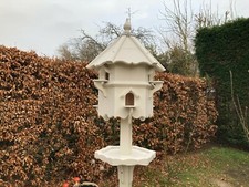 SUNNYHURST ORNAMENTAL DOVECOTE WITH BIRDTABLE   HANDMADE IN ENGLAND 
