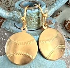 Baseball Fan Dangle Earrings for Sport Lovers. Team. Fan. Play Ball