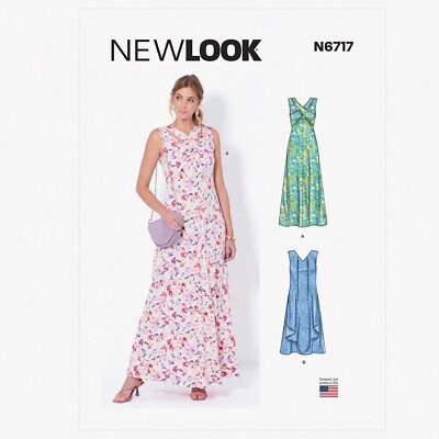Knit Chic Dress Kit: Multicolor Sewing Pattern for Misses, Sizes 8-18, Code N671