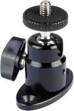 1/4"-20 Mini Ball Head with Ceiling Mount for CCTV & Video Wall Monitors Moun...