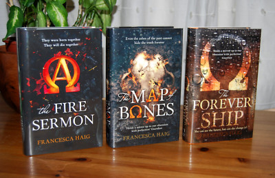 The Fire Sermon Trilogy by Francesca Haig SIGNED & NUMBERED LIMITED Edition Set
