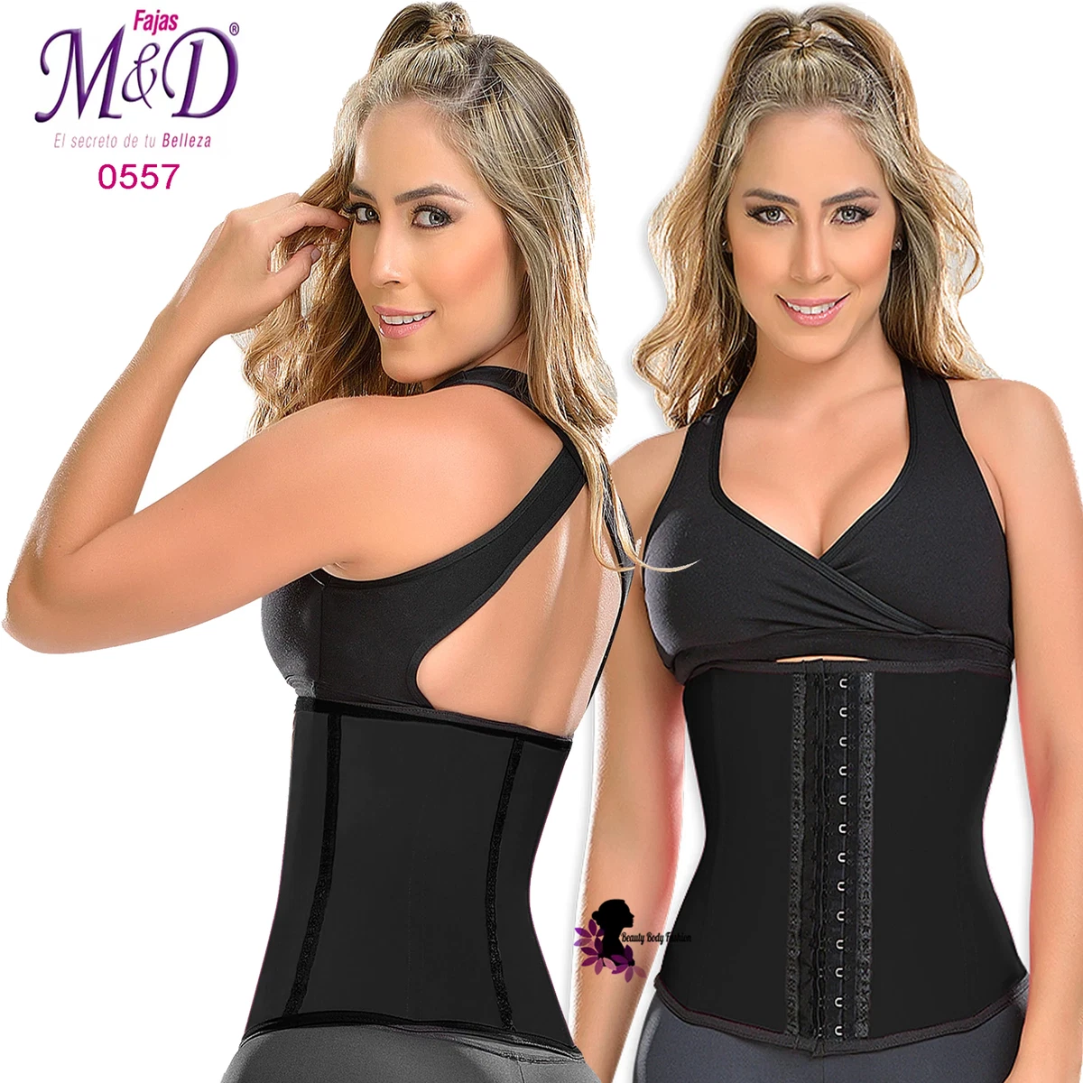 Fajas M&D Latex Cincher Waist Trainer Colombian Woman Tummy Control  Activewear