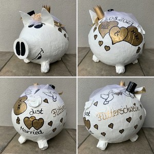 Hochzeitsschwein Geldgeschenk Sparschwein Xxl Kartenbox Flitterkasse Gold Weiss Ebay Herzliche Glueckwuensche Zur Hochzeit Chinesisch