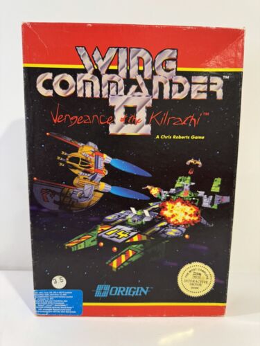 Wing Commander II Vengeance of The Kilrathi IBM Big Box ONLY 3.5" Origin (1991) - Picture 2 of 4