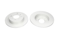 Kavo Parts 2X Bremsscheiben Hinten Ø258 Mm Voll Beschichtet FüR Nissan Almera