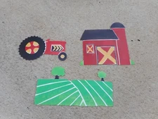 Pkg of 25 Farm and Tractor Wallpaper Cutouts by Wallies/12179/craft/ wall decor/