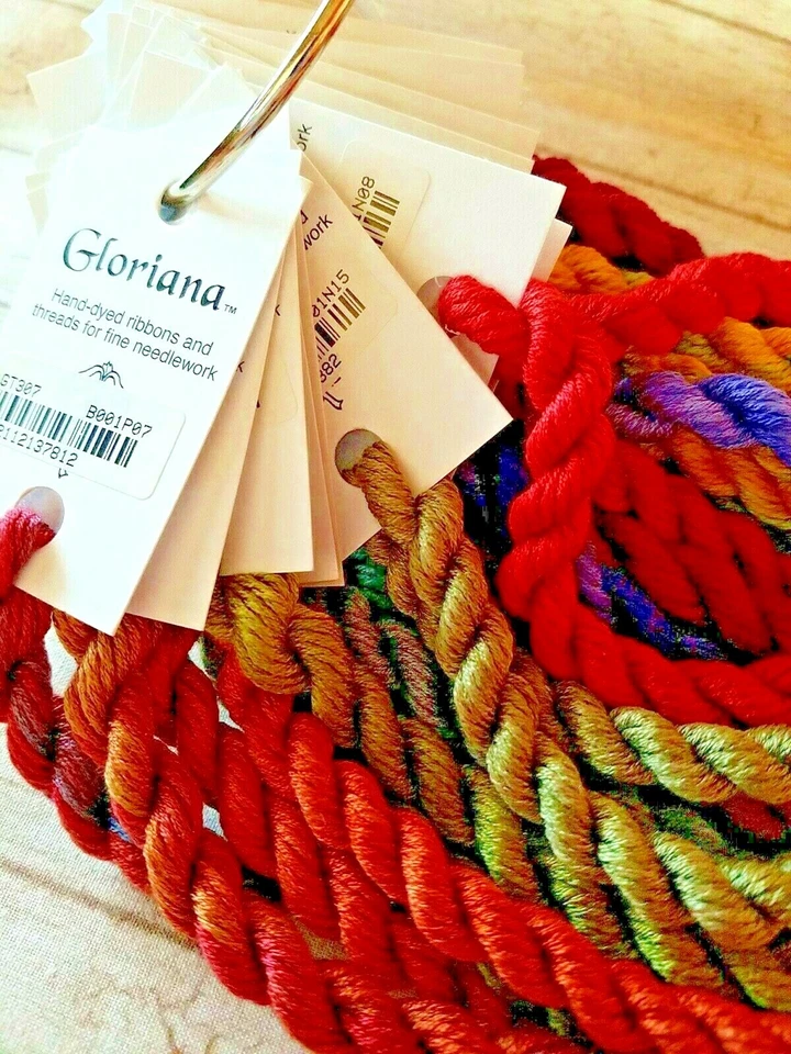 Gloriana Silk Thread You Choose Your Colors 6 yd Skeins Hand-Dyed USA   - Image 3 of 4