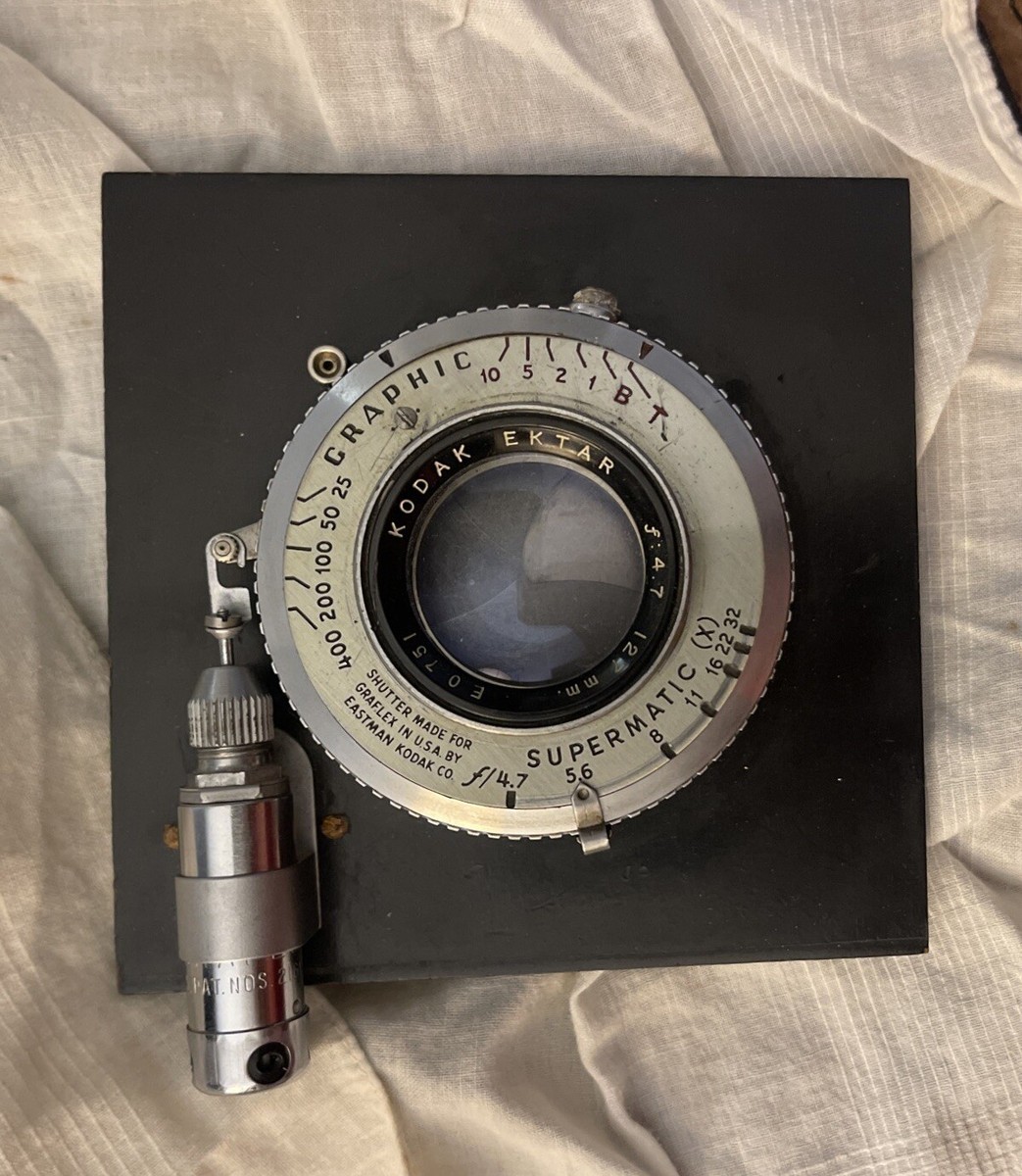 Kodak 127mm f4.7 Ektar Graphic Supermatic Lens #010 | eBay Kodak 127mm f4.7 Ektar Graphic Supermatic Lens #010 | eBay