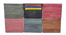 Waterproof Genuine Eel Skin Soft Leather Slim Thin Credit Card Holder Wallet