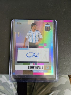 Topps Argentinien Team Set 24/25 Roberto Ayala /99 Auto