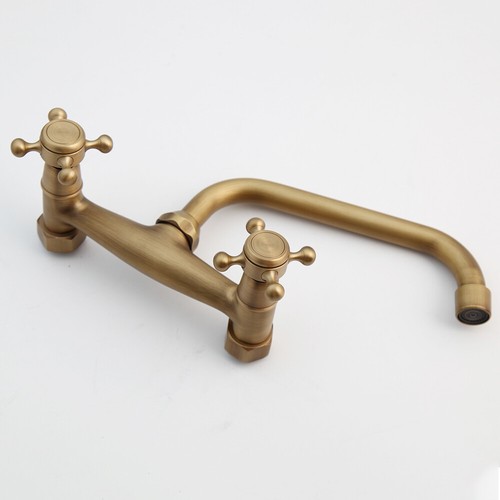 Antique Wall Mounted Waterfall Brass Bathroom Mixer Faucet Hand Shower ...