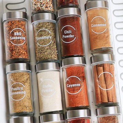 Food Container Blackboard Bottle Jar Stickers Home I0Y7 Kitchen Best DIY Q2S6