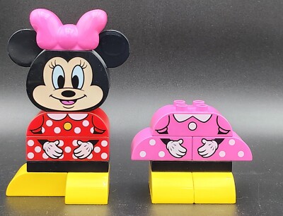 Lego Duplo MY FIRST MINNIE MOUSE Build Set #10897 Disney Jr 100% Complete  +EXTRA